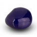 Cremation Ashes Keepsake / Miniature Urn – Huggable Cuddle Stone (Dark Blue High Shine)